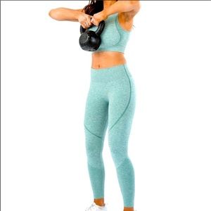 Acta Seamless Leggings - Sea Foam Green M